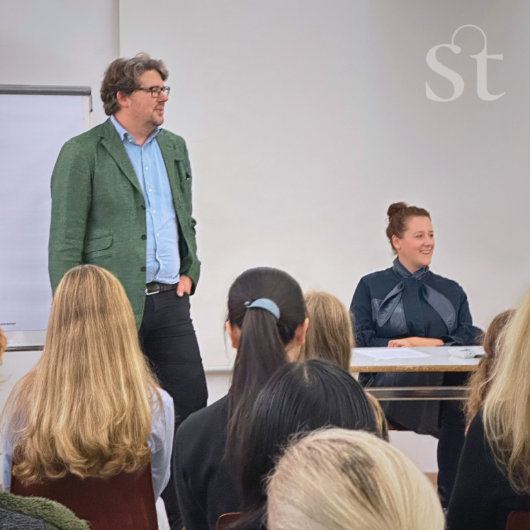 Moritz Schertler und Caro Henne beim Forum der Jugend