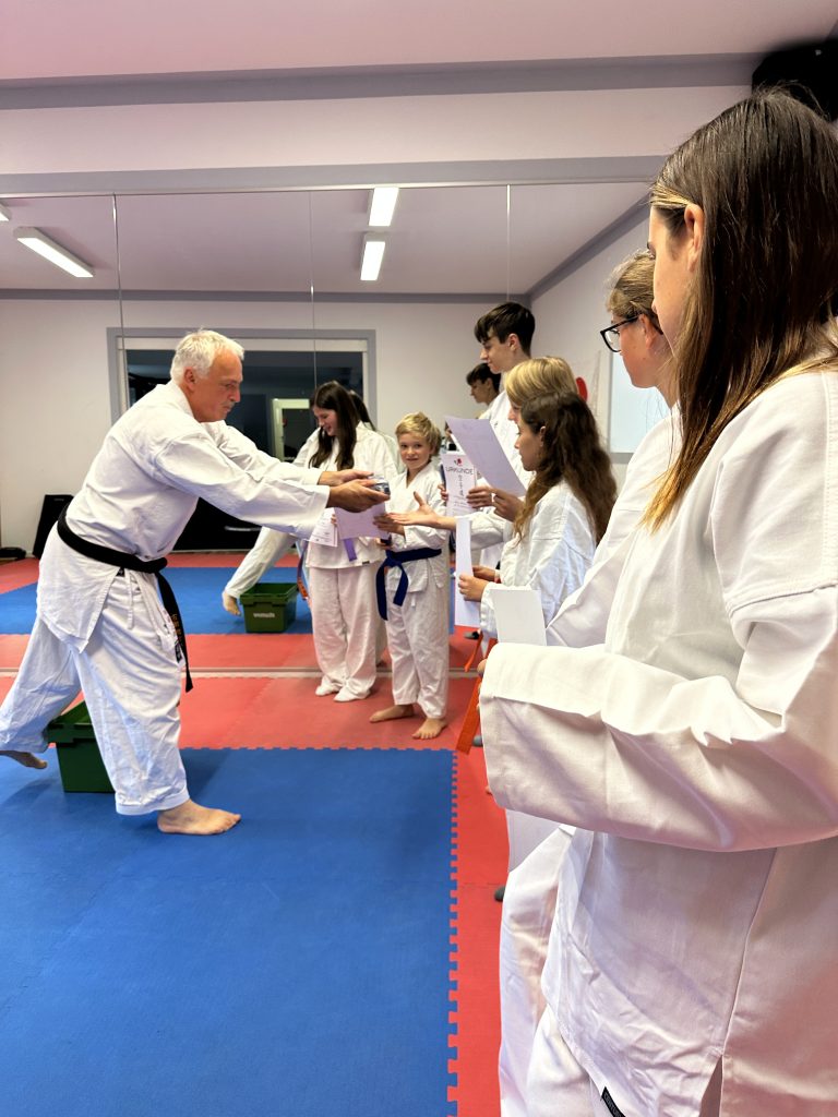 Karate in Stein